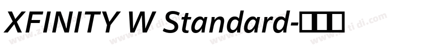 XFINITY W Standard字体转换 XFINITY W Standard字体转换